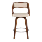 Set di 2 sgabelli da bar imbottiti Cecina altezza bancone - Lumisource