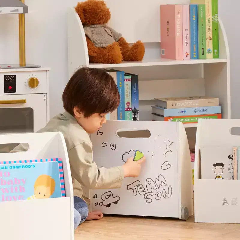 Fantasy Fields - Libreria espositiva per bambini Simplicity Walker - Bianca