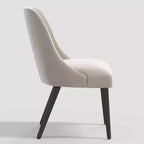 Sedia da pranzo moderna Geller in velluto brillante Mystere - Threshold