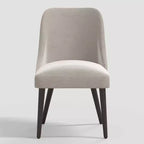 Sedia da pranzo moderna Geller in velluto brillante Mystere - Threshold
