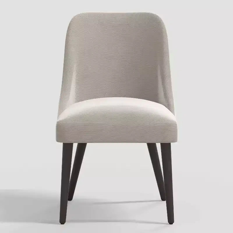 Sedia da pranzo moderna Geller in velluto brillante Mystere - Threshold