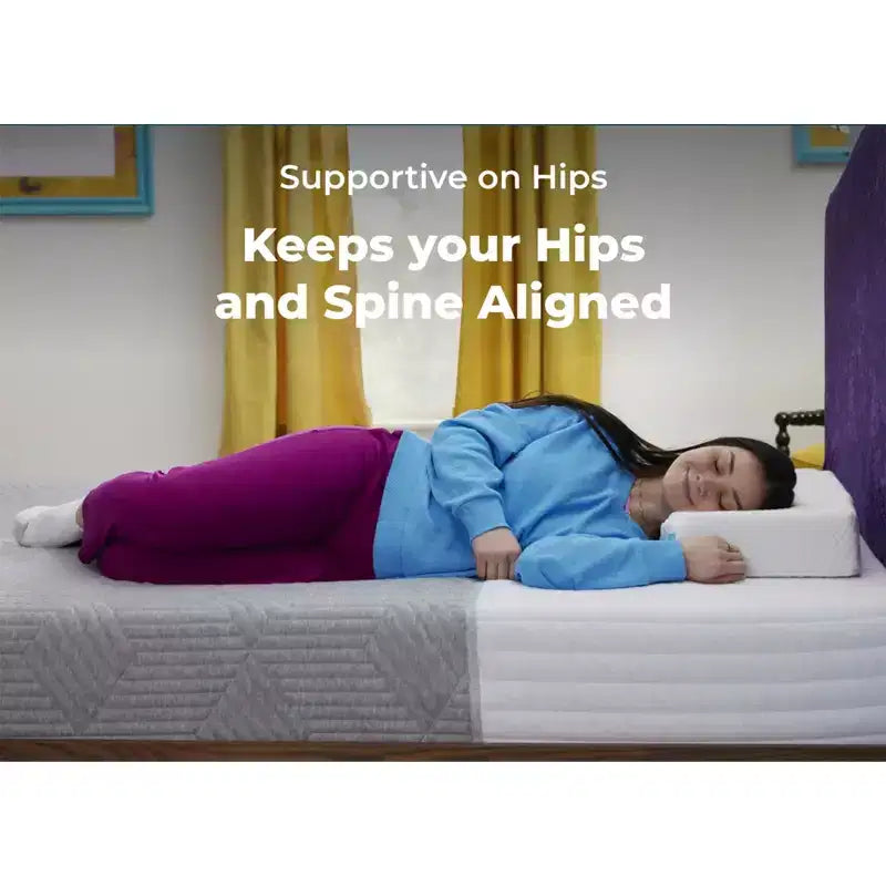 Breathable Cooling 3-Layer Memory Foam Mattress for Side Sleepers, 193 × 203 cm