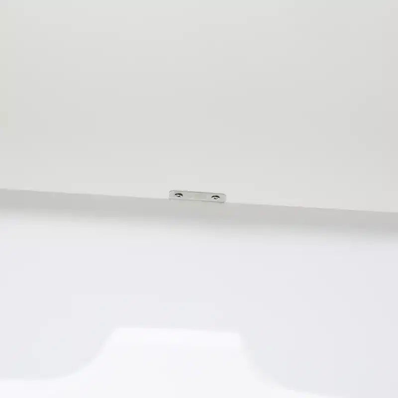 White MDF Hall Tree with Storage Bench and Coat Hooks