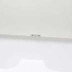 White MDF Hall Tree with Storage Bench and Coat Hooks