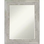 Dove Greywash Petite Bevel Bathroom Wall Mirror 76.2 × 61.0 cm.