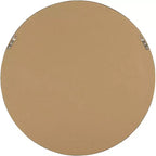 Round Wall Mirror with Faux Wood Finish, 86.4 cm
