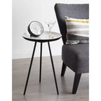 Round Metal Tripod Side Table with Enamel Top