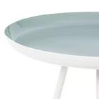 Round Metal Tripod Side Table with Enamel Top