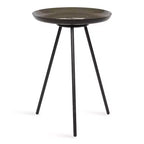 Round Metal Tripod Side Table with Enamel Top