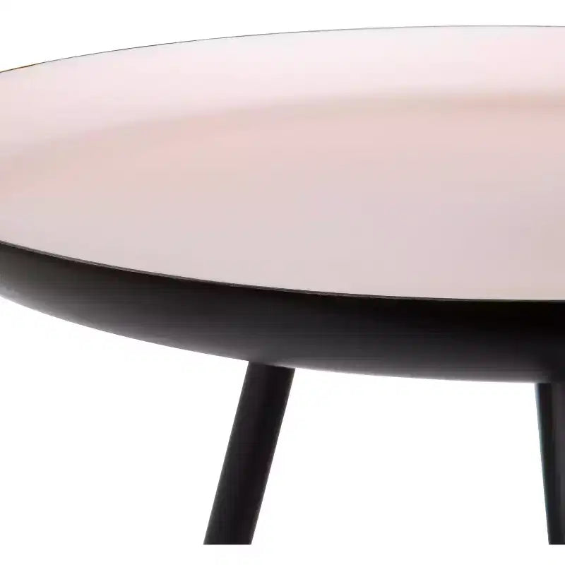Round Metal Tripod Side Table with Enamel Top