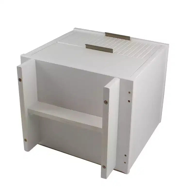 Modern 2 Drawer Nightstand with Gold Hardware