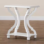Black Fir Wood and MDF End Table
