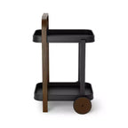 Steel and Wood Bar Serving Cart