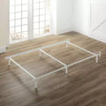 White Metal Bed Frame, 17.8 cm High, for 97.8 × 188 cm Mattress
