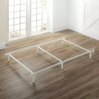 White Metal Bed Frame, 17.8 cm High, for 97.8 × 188 cm Mattress
