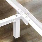 White Metal Bed Frame, 17.8 cm High, for 97.8 × 188 cm Mattress