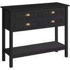 4-Drawer Console Table Entryway Table