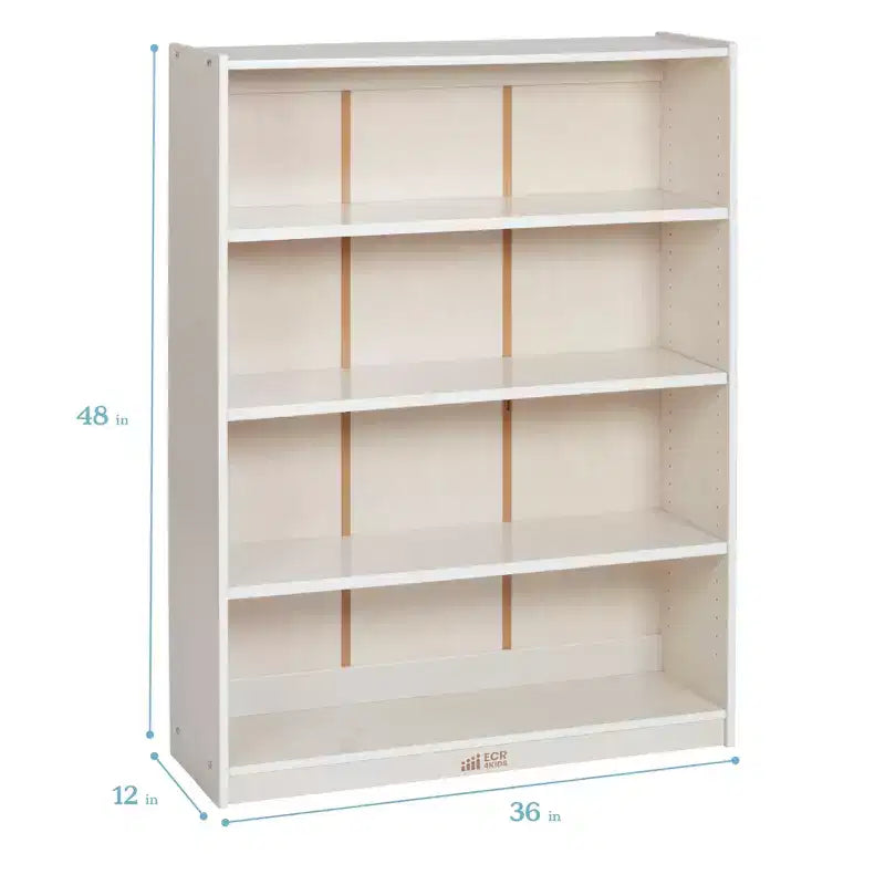 Birch Plywood Classic Bookcase with Adjustable Shelves, 121.9 cm