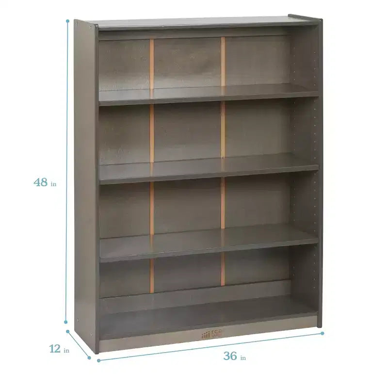 Birch Plywood Classic Bookcase with Adjustable Shelves, 121.9 cm