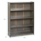 Birch Plywood Classic Bookcase with Adjustable Shelves, 121.9 cm