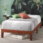 Cherry Wood Platform Bed Frame