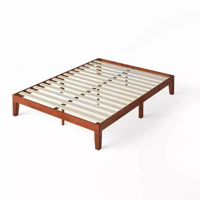 Cherry Wood Platform Bed Frame