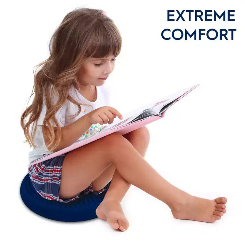 Children’s Sensory Wiggle Seat Cushion, Blue, 27 cm
