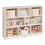8-Compartment Mobile Storage Cabinet on Casters