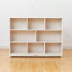 8-Compartment Mobile Storage Cabinet on Casters