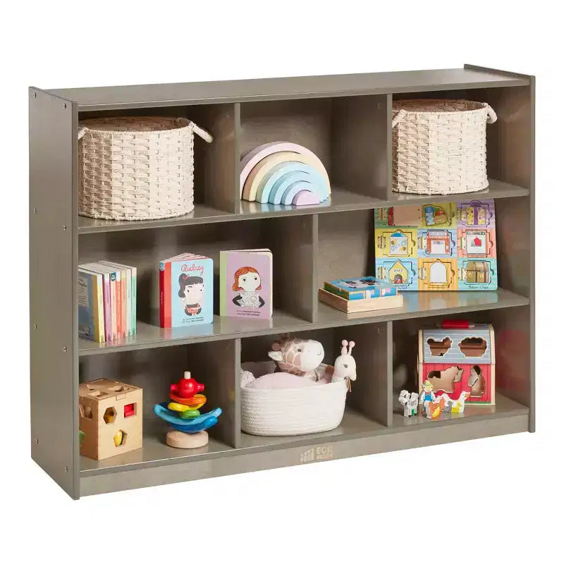 8-Compartment Mobile Storage Cabinet on Casters