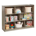 8-Compartment Mobile Storage Cabinet on Casters
