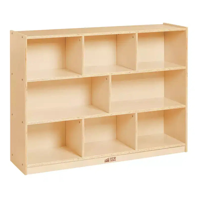 8-Compartment Mobile Storage Cabinet on Casters