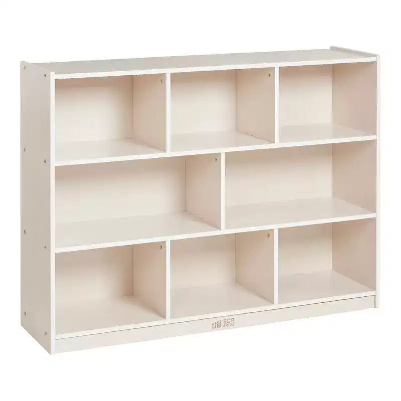 8-Compartment Mobile Storage Cabinet on Casters