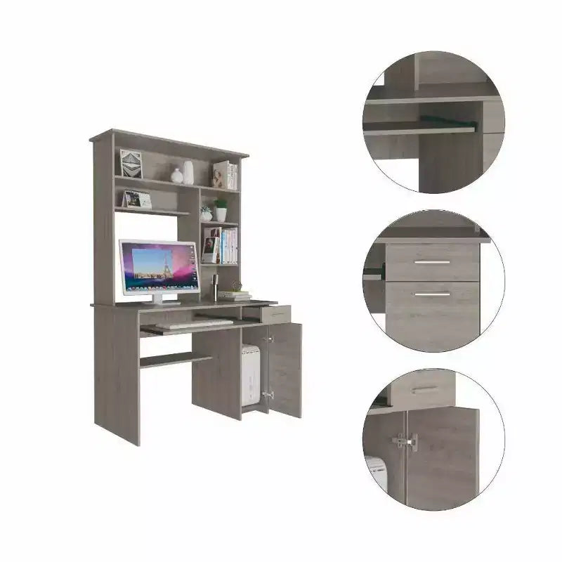 Large Computer Desk with Drawer, 109.2 × 58.4 cm