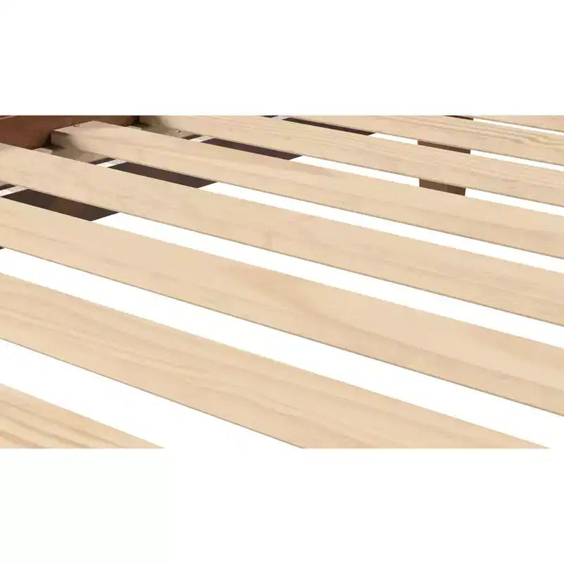 Natural Pine Platform Bed