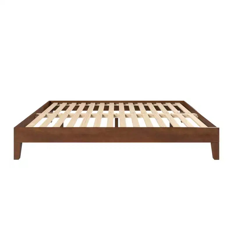 Natural Pine Platform Bed