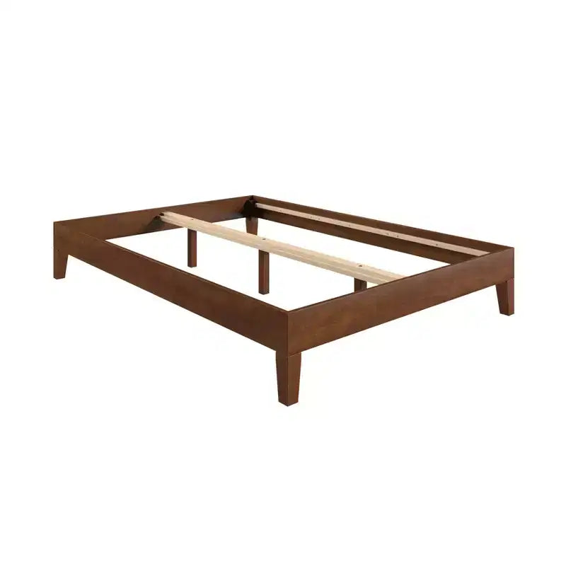 Natural Pine Platform Bed