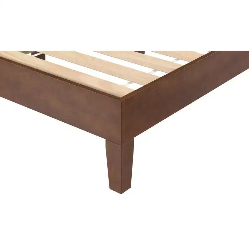 Natural Pine Platform Bed