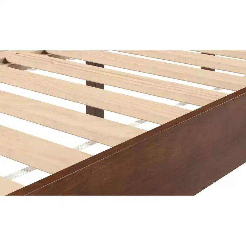 Natural Pine Platform Bed