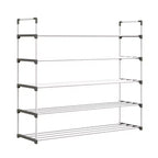 5-Tier Shoe Rack for 25 Pairs, White