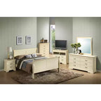 Sleigh Bed with High Footboard, for 137 × 191 cm Mattress