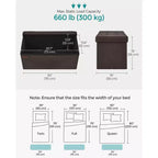 Storage Ottoman Bench, 76.2 cm Wide