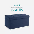Storage Ottoman Bench, 76.2 cm Wide