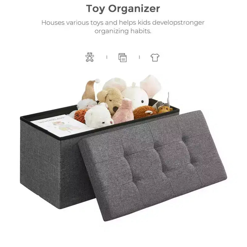 Storage Ottoman Bench, 76.2 cm Wide