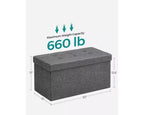 Storage Ottoman Bench, 76.2 cm Wide