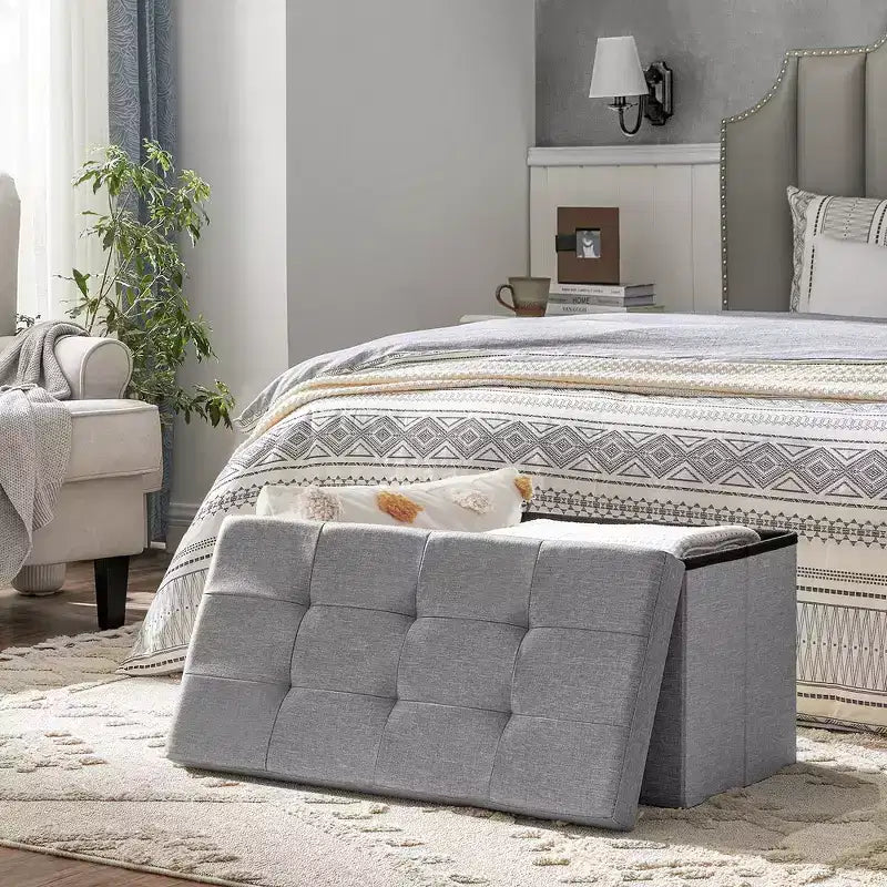 Storage Ottoman Bench, 76.2 cm Wide