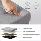 Storage Ottoman Bench, 76.2 cm Wide