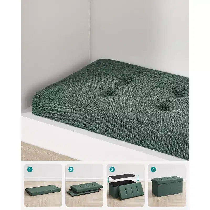 Storage Ottoman Bench, 76.2 cm Wide