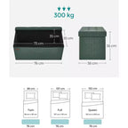 Storage Ottoman Bench, 76.2 cm Wide