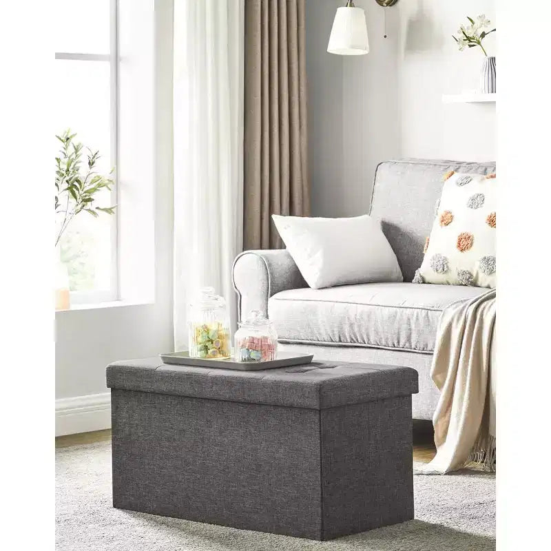 Storage Ottoman Bench, 76.2 cm Wide